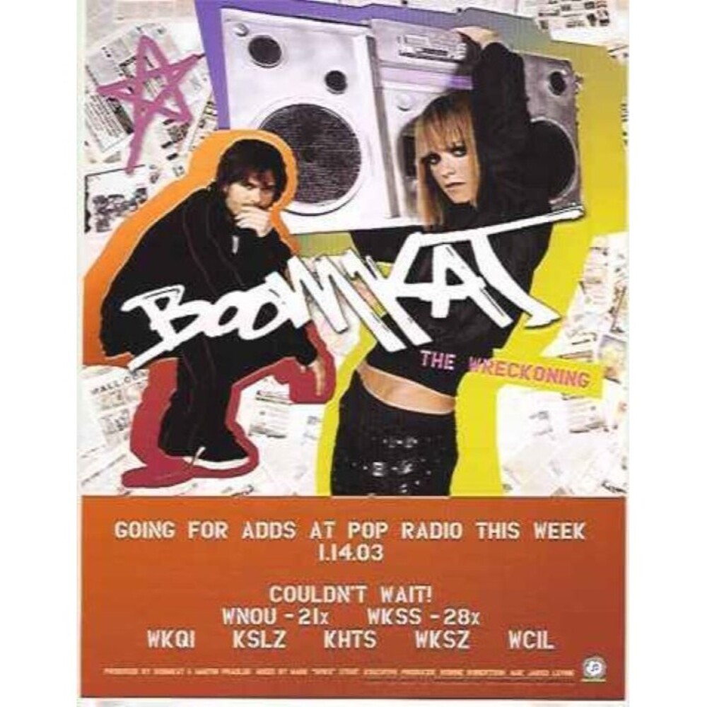 BOOMKAT Taryn Manning 2003 MUSIC PROMO TRADE AD 8.5x11 The Reckoning